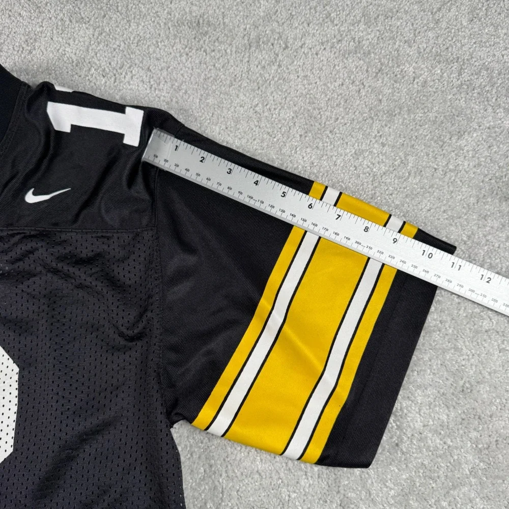 Iowa Hawkeyes Kids Football Jersey YOUTH L Black #12 Hawks Mesh Nike NCAA